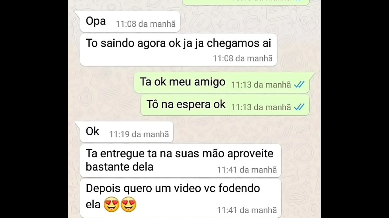 Conversas de casada traindo o marido vazou no WhatsApp - Novinha Fudendo